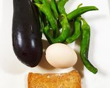 なすとししとうの塩だれ炒め作り方1写真