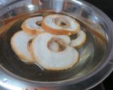 車麩のたまごとじ/七尾市学校給食作り方1写真
