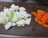 車麩のたまごとじ/七尾市学校給食作り方3写真