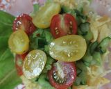 レディーに捧げる夏野菜サラダ冷麺作り方28写真