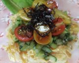 レディーに捧げる夏野菜サラダ冷麺作り方31写真