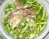 タコとクレソンのポン酢サラダ作り方1写真