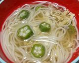 夏にピッタリ☆オクラそうめん汁作り方6写真