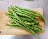 いんげんとウィンナーのこってり醤油炒め作り方1写真