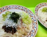 *冷たいしらすそうめん*作り方6写真