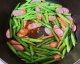 いんげんとウィンナーのこってり醤油炒め作り方6写真