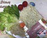 さっぱりサラダうどん作り方1写真