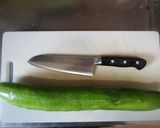 お化けきゅうりの鶏ひき肉あんかけ作り方2写真
