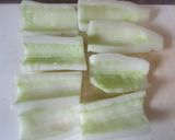 お化けきゅうりの鶏ひき肉あんかけ作り方3写真