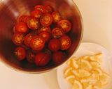 ミニトマトのバルサミコ酢簡単サラダ作り方2写真
