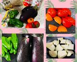 ワンパンde茄子&ピーマンの南蛮漬け♪作り方1写真