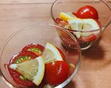 ミニトマトのバルサミコ酢簡単サラダ作り方4写真
