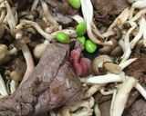 牛肉としめじの八宝醤炒め作り方4写真