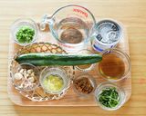 つめたい麺にぴったりなサバ缶のつけ汁作り方1写真