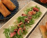夏っぽい！タコと水菜のサラダ作り方5写真