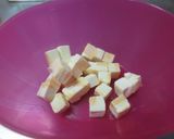 かぼちゃとチーズのカレーサラダ/七尾給食作り方3写真
