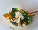 かぼちゃとチーズのカレーサラダ/七尾給食作り方5写真