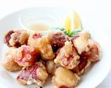 おつまみに【タコのエスニック風唐揚げ】作り方4写真