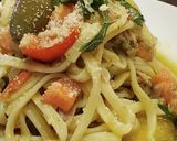 ツナとトマトで冷製ジェノベーゼ作り方4写真