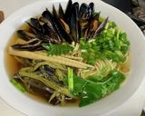 つめたい麺 冷製貽貝(イガイ)そば作り方5写真