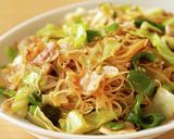 豚ばらとキャベツの♪シンプルな焼ビーフン作り方7写真