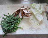 そうめんチャンプル　温泉卵添え作り方1写真