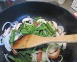 そうめんチャンプル　温泉卵添え作り方4写真