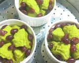 米粉の抹茶蒸しパン、たまご蒸しパン作り方10写真
