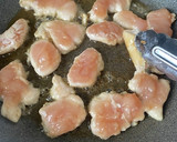 鶏ささ身肉と豆苗ときくらげいため作り方4写真