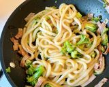 さっとできるペペロンチーノ風うどん作り方6写真