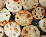 れんこんのひき肉挟み焼き作り方9写真