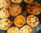 れんこんのひき肉挟み焼き作り方11写真