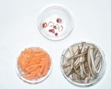 【つめたい麺】なす天おろしざるうどん作り方1写真