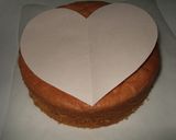 ❤バレンタインにハートのケーキ❤作り方5写真