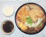 【つめたい麺】アジ天おろしざるうどん作り方18写真