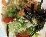 夏バテ防止　サラダうどん作り方4写真