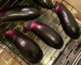 簡単　焼きなすポン酢　丸ごと焼くタイプ作り方4写真