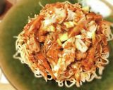 暑い夏は即席麺でピリ辛唐揚げ冷やし麺！作り方5写真