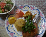 ツナとカレーのピラフ 白ソースのせ…作り方6写真