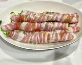 レンジで簡単!豆苗豚バラ巻き作り方4写真