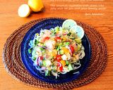 平打ち麺で⭐映えるフワフワ卵かけ冷やし作り方6写真
