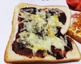 大葉の味噌バターガーリックトースト作り方5写真