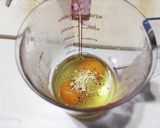 ねぎとベーコンの中華風卵焼き作り方2写真