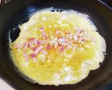 ねぎとベーコンの中華風卵焼き作り方4写真