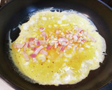 ねぎとベーコンの中華風卵焼き作り方4写真