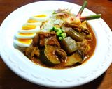 SDGs　葉生姜の葉と茎の香りのお味噌汁作り方9写真
