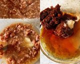 レンジで簡単　ゴーヤの肉みそ餡かけ作り方2写真