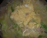 白菜と豚挽肉の卵スープ作り方9写真