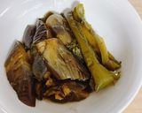 簡単茄子とピーマンの煮物。覚え書き。作り方5写真