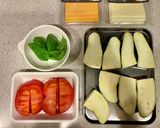 なすとトマトとチーズの重ね焼き作り方1写真